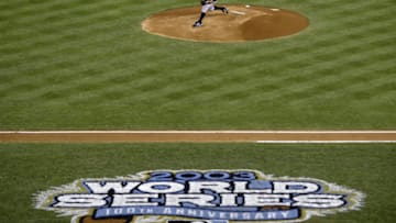 BRONX, NY - OCTOBER 18: Starting pitcher Brad Penny #31 of the Florida Marlins throws against the New York Yankees during game one of the Major League Baseball World Series October 18, 2003 at Yankee Stadium in the Bronx, New York. (Photo by Brian Bahr/Getty Images)