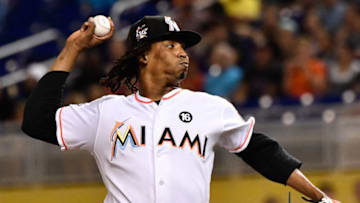 MIAMI, FL - JULY 31: Jose Urena