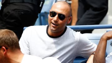 NEW YORK, NY - SEPTEMBER 01: Former New York Yankee Derek Jeter is seen on Day Two of the 2015 US Open at the USTA Billie Jean King National Tennis Center on September 1, 2015 in the Flushing neighborhood of the Queens borough of New York City. (Photo by Al Bello/Getty Images)