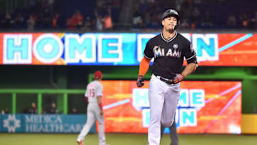 MIAMI, FL - SEPTEMBER 02: Giancarlo Stanton