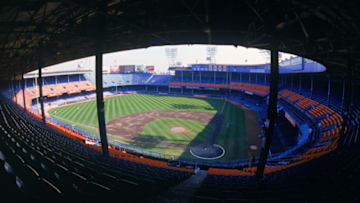 DETROIT- SEPTEMBER 27: A general view of Tiger Stadium prior to the final baseball game played at the 87 year old Tiger Stadium as the Detroit Tigets host the Kansas City Royals on September 27, 1999 in Detroit, Michigan. There was 6,873 games played at the corner of Michigan and Trumbul streets. The Tigers won the game 8-2. (Photo by Ezra Shaw/Gettyimages)