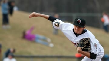 Reese Olson pitches against the Cedar Rapids Kernels Saturday, April 6, 2019, at Neuroscience Group Field at Fox Cites Stadium in Grand Chute, Wis.Danny Damiani/USA TODAY NETWORK-WisconsinApc Rattlershomeopener 040619 581The Timber RattlersO Reese Olson pitches against the Cedar Rapids Kernels - Danny Damiani/USA TODAY NETWORK-Wisconsin