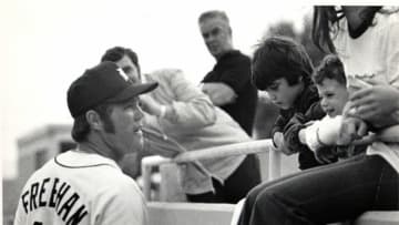 Tigers catcher Bill Freehan talks to a few fans in spring training in 1973. (Photo: Detroit Free Press via Imagn Images)Dfp 0612 Freehan 2 1 1 27b26jk5 L626714218