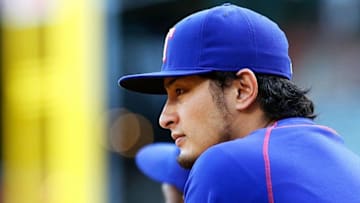 Apr 14, 2016; Arlington, TX, USA; Texas Rangers starting pitcher Yu Darvish (11) during a game against the Baltimore Orioles at Globe Life Park in Arlington. Rangers won 6-3. Mandatory Credit: Ray Carlin-USA TODAY Sports