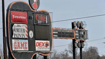 NASHVILLE, TN - DECEMBER 31: A general view of the Nashville Sounds Baseball signage on March 09, 2013 in Nashville TN. (Photo by Rick Diamond/Getty Images)