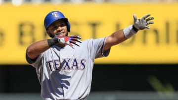 KANSAS CITY, MO - JULY 16: Elvis Andrus (Photo by Brian Davidson/Getty Images)