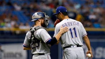 ST. PETERSBURG, FL - JULY 21: Pitcher Yu Darvish (Photo by Brian Blanco/Getty Images)