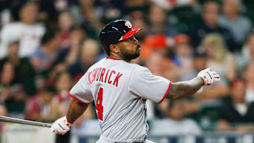 HOUSTON, TX - AUGUST 23: Howie Kendrick (Photo by Bob Levey/Getty Images)