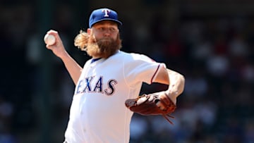 ARLINGTON, TX - SEPTEMBER 09: Andrew Cashner (Photo by Richard W. Rodriguez/Getty Images)