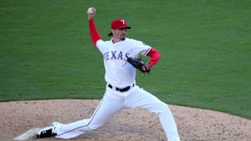ARLINGTON, TX - OCTOBER 02: Tanner Scheppers (Photo by Tom Pennington/Getty Images)