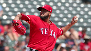 ARLINGTON, TX - SEPTEMBER 03: Martin Perez (Photo by Richard W. Rodriguez/Getty Images)