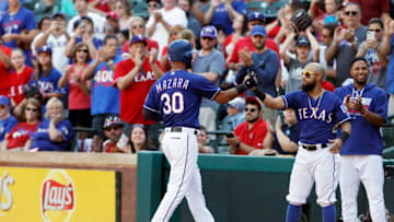 ARLINGTON, TX - OCTOBER 1: Nomar Mazara