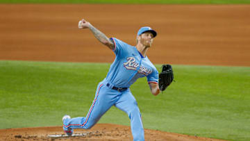 May 23, 2021; Arlington, Texas, USA; Texas Rangers starting pitcher Mike Foltynewicz (20) pitches during the first inning against the Houston Astros at Globe Life Field. Mandatory Credit: Andrew Dieb-USA TODAY Sports