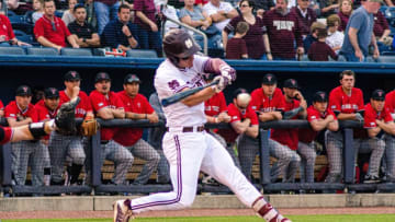 Mississippi State junior Justin Foscue went 1-for-3 with a run scored and a run driven in during the Bulldogs' 6-3 victory over Texas Tech.Justin Foscue