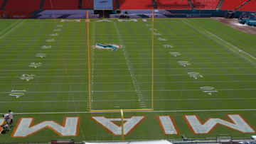 An empty Hard Rock Stadium a day before a Dolphins home game - Image by Brian Miller