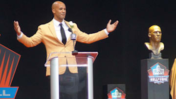 Jason Taylor is inducted into the Pro-Football Hall of Fame in Canton, Oh. - Image by Brian Miller