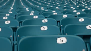 Empty seats sit awaiting gameday at Hard Rock Stadium - Image by Brian Miller