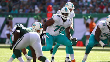 EAST RUTHERFORD, NJ - SEPTEMBER 24: Ja'Wuan James