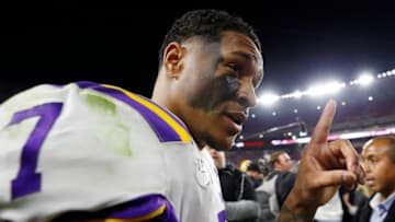 LSU safety Grant Delpit was Todd McShay's pick for the Denver Broncos in his first 2020 mock draft. (Photo by Todd Kirkland/Getty Images)