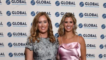DENVER, CO - OCTOBER 20: Brittany Bowlen with guest at the Global Down Syndrome Foundation 10th Anniversary BBBY fashion show at Sheraton Denver Downtown Hotel on October 20, 2018 in Denver, Colorado. (Photo by Tom Cooper/Getty Images for Global Down Syndrome Foundation)