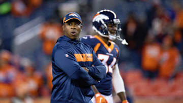DENVER, CO - DECEMBER 15: Head coach Vance Joseph of the Denver Broncos stands on the field before a game against the Cleveland Browns at Broncos Stadium at Mile High on December 15, 2018 in Denver, Colorado. (Photo by Justin Edmonds/Getty Images)