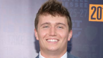 NASHVILLE, TENNESSEE - APRIL 25: Drew Lock attends the 2019 NFL Draft on April 25, 2019 in Nashville, Tennessee. (Photo by Jason Kempin/Getty Images)
