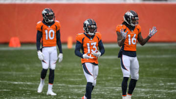 Denver Broncos wide receivers (Photo by Dustin Bradford/Getty Images)