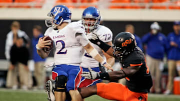STILLWATER, OK - OCTOBER 8: Quarterback Jordan Webb