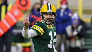 Denver Broncos 2021 offseason, Aaron Rodgers. (Photo by Dylan Buell/Getty Images)