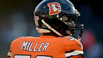 SAN DIEGO, CA - OCTOBER 13: Von Miller #58 of the Denver Broncos warms up before the game against the San Diego Chargers at Qualcomm Stadium on October 13, 2016 in San Diego, California. (Photo by Harry How/Getty Images)