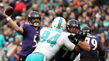 BALTIMORE, MD - DECEMBER 4: Quarterback Joe Flacco