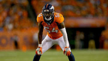DENVER, CO - SEPTEMBER 08: Inside linebacker Brandon Marshall