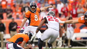 DENVER, CO - OCTOBER 9: Kicker Brandon McManus