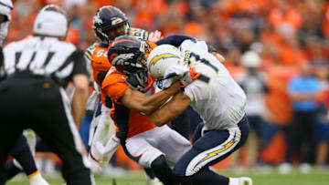 DENVER, CO - OCTOBER 30: Free safety Justin Simmons