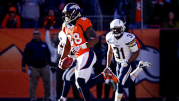 DENVER, CO - JANUARY 3: Wide receiver Demaryius Thomas