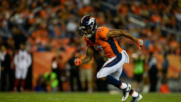 DENVER, CO - AUGUST 31: Wide receiver Hunter Sharp