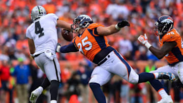 DENVER, CO - OCTOBER 1: Quarterback Derek Carr