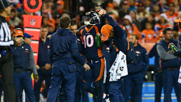 DENVER, CO - OCTOBER 15: Wide receiver Emmanuel Sanders