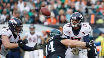 PHILADELPHIA, PA - NOVEMBER 05: Quarterback Brock Osweiler