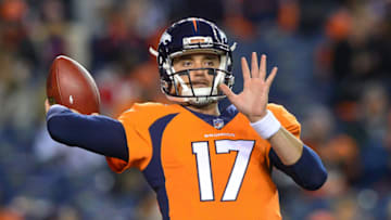 DENVER, CO - NOVEMBER 12: Quarterback Brock Osweiler