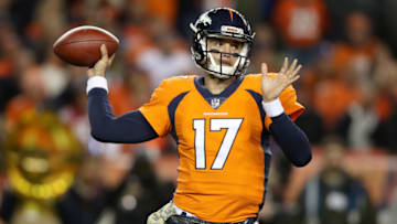 DENVER, CO - NOVEMBER 12: Quarterback Brock Osweiler