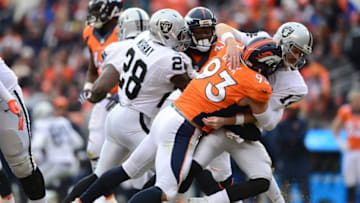 DENVER, CO - JANUARY 1: Defensive end Jared Crick