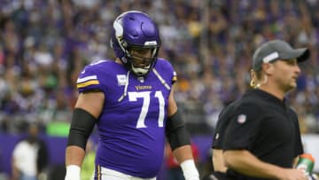 Riley Reiff, Denver Broncos (Photo by Stephen Maturen/Getty Images)