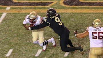 Dener Broncos 2021 NFL Draft prospect Carlos Basham Jr.. Mandatory Credit: Jeremy Brevard-USA TODAY Sports