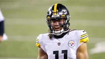 Dec 21, 2020; Cincinnati, Ohio, USA; Pittsburgh Steelers wide receiver Chase Claypool (11) after the game against the Cincinnati Bengals at Paul Brown Stadium. Mandatory Credit: Joseph Maiorana-USA TODAY Sports