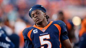 Denver Broncos quarterback Teddy Bridgewater. Mandatory Credit: Isaiah J. Downing-USA TODAY Sports