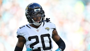 MIAMI, FLORIDA - DECEMBER 23: Jalen Ramsey #20 of the Jacksonville Jaguars looks on in the first half against the Miami Dolphins at Hard Rock Stadium on December 23, 2018 in Miami, Florida. (Photo by Mark Brown/Getty Images)
