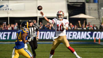 LOS ANGELES, CA - DECEMBER 31: Quarterback Jimmy Garoppolo