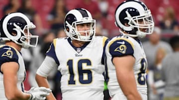 GLENDALE, AZ - DECEMBER 03: Quarterback Jared Goff