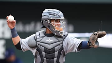 Michael Perez of Tampa Bay Rays (Photo by Mitchell Layton/Getty Images)